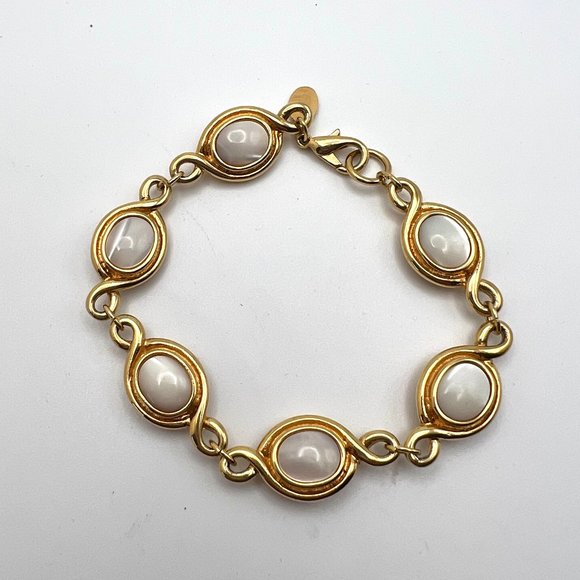 Kenneth Jay Lane KJL Reversible Black White Bracelet - Picture 2 of 5